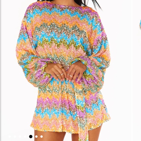 Sequin mini dress (Show Me Your MuMu) - Picture 5 of 5